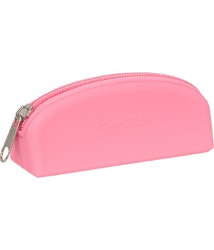 Сумка для хранения секс-игрушек PowerBullet Silicone Zippered Bag Розовая