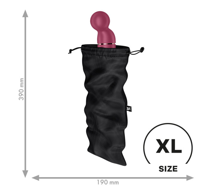 Мешочек для хранения игрушек Satisfyer Treasure Bag XL Black