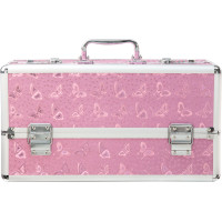 Большой кейс для хранения секс-игрушек BMS Factory Large Lokable Vibrator Case Pink, кодовый замок Большой кейс для хранения секс-игрушек BMS Factory Large Lokable Vibrator Case Pink, кодовый замок