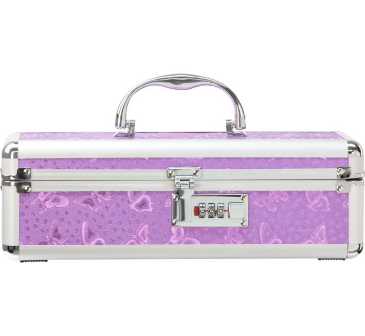 Кейс для зберігання секс-іграшок Powerbullet - Lockable Vibrator Case з кодовим замком Фіолетовий