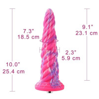 Силиконовый дилдо Hismith Awl Shape Silicone Dildo Monster Series Силиконовый дилдо Hismith Awl Shape Silicone Dildo Monster Series