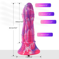 Фаллоимитатор для секс-машин Hismith 10.3″ Silicone Monster Dildo Series, KlicLok и присоска Фаллоимитатор для секс-машин Hismith 10.3″ Silicone Monster Dildo Series, KlicLok и присоска