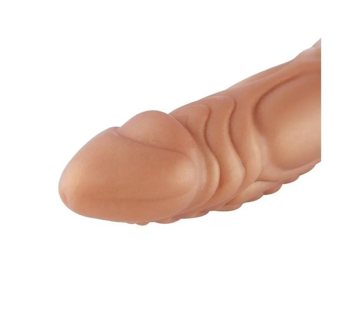 Силіконовий дилдо Hismith Slightly Curved Silicone Dildo Monster Series