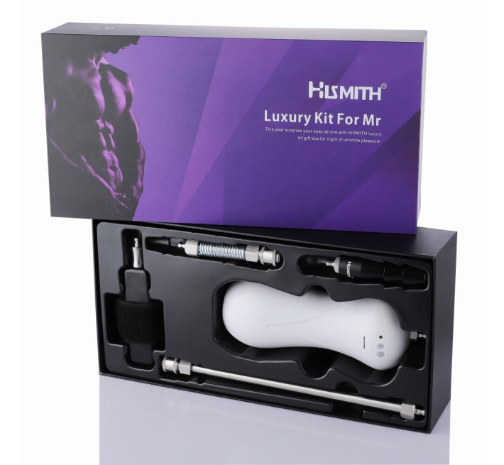 Набор адаптеров для него секс-машин Hismith KlicLok System Set for Him, мастурбатор в комплект