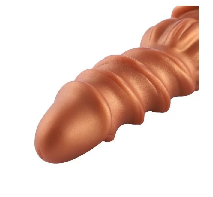 Силиконовый дилдо Hismith Spiral Grain Silicone Dildo Monster Series