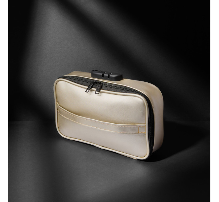 Кейс для игрушек Dorcel DISCREET BOX LUXURY GOLD, кодовый замок, 27×16×7,62 см