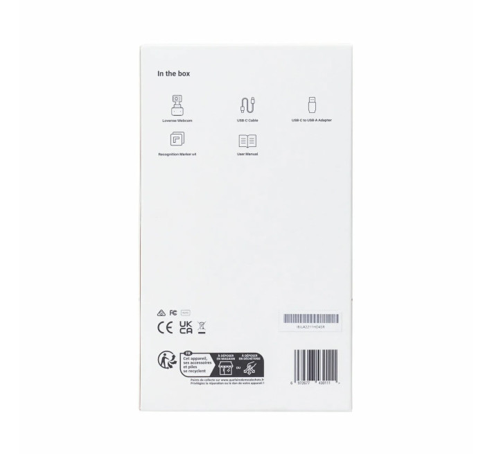 4К вебкамера зі штучним інтелектом Lovense WebCam, для стріму, активація чайовими
