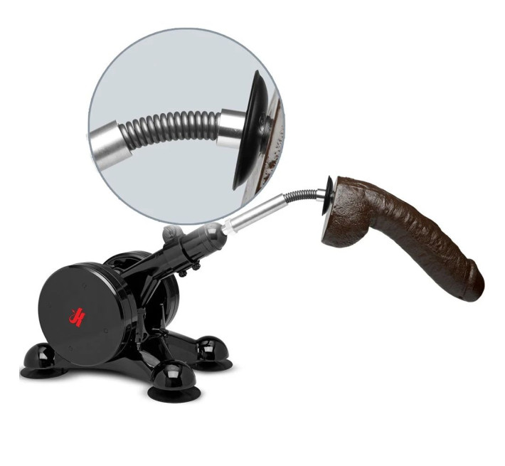 Гибкий удленитель-насадка для секс-машины Doc Johnson Kink - Power Banger Spring Flex Extender