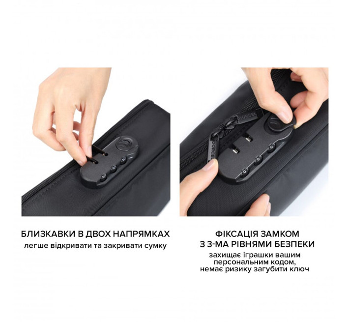 Кейс для игрушек с кодовым замком Dorcel DISCREET BOX