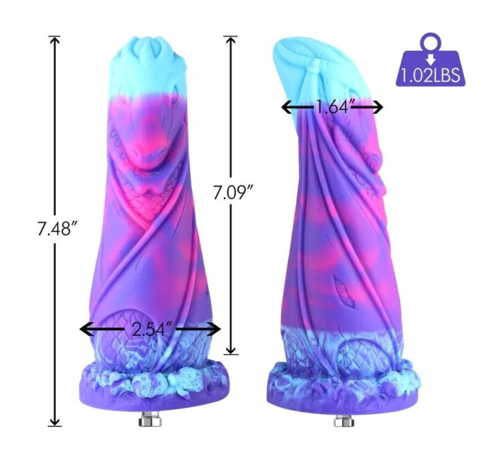 Силіконовий дилдо Hismith 7.48 Silicone Dildo HSA139 Monster Series