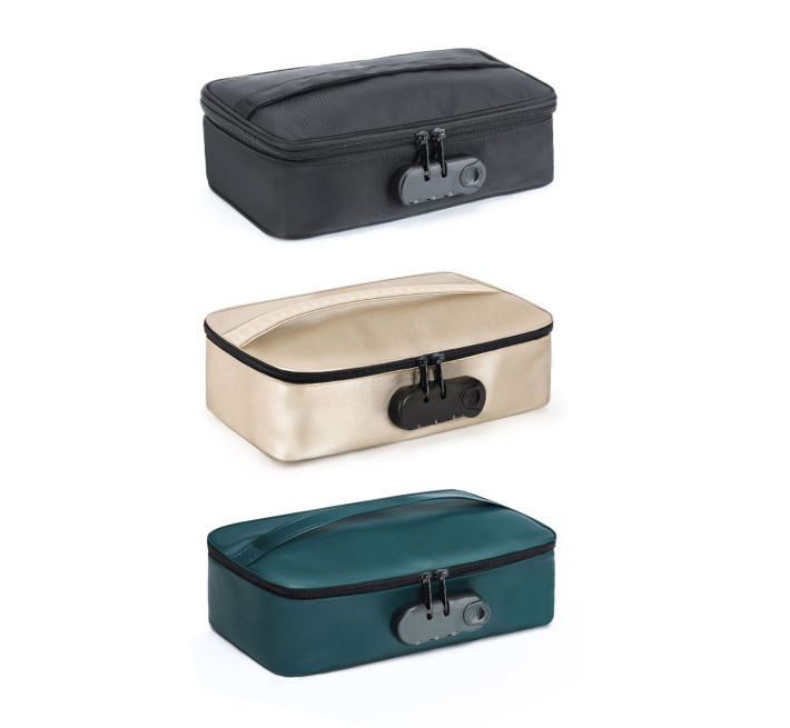 Кейс для іграшок Dorcel DISCREET BOX LUXURY GREEN, кодовий замок, 27×16×7,62 см