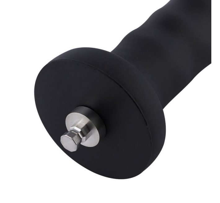 Силиконовый фаллоимитатор для секс-машин Hismith 7.1″ Anal Dildo Black, система KlicLok