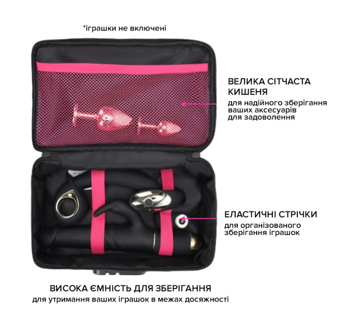 Кейс для игрушек с кодовым замком Dorcel DISCREET BOX