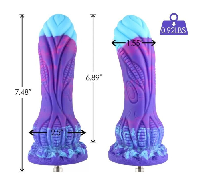 Силіконовий дилдо Hismith 7.48 Silicone Dildo HSA140 Monster Series