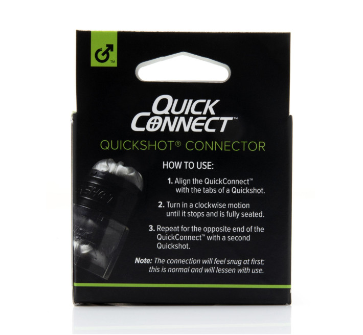 Адаптер Fleshlight Quickshot Quick Connect для соединения двух Квикшотов в одну игрушку