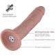 Фаллоимитатор с вибрацией для секс-машин Hismith 10.2 Silicone Dildo with Vibe, KlicLok, пульт ДУ