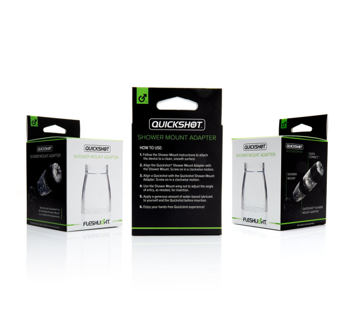 Адаптер Quickshot для Fleshlight Shower Mount Adapter для з'єднання Квікшота з кріпленням-присоскою