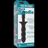 Держатель-рукоять Doc Johnson с креплением Vac-U-Lock - Black Handle для игрушек Держатель-рукоять Doc Johnson с креплением Vac-U-Lock - Black Handle для игрушек