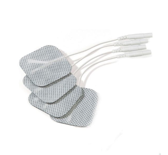 Самоклеющиеся электроды Mystim 4 шт для электростимуляции, проводные