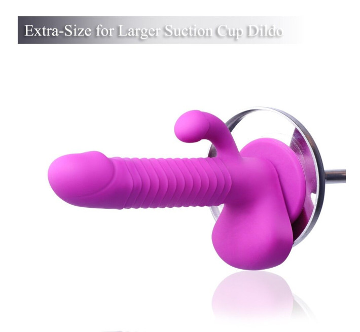 Крепление для фаллоимитаторов на присоске для секс-машин Hismith Suction Cup Adapter 4.5″ KlicLok - S