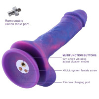 Фаллоимитатор с вибрацией для секс-машин Hismith 8.2 Purple Silicone Dildo with Vibe, KlicLok Фаллоимитатор с вибрацией для секс-машин Hismith 8.2 Purple Silicone Dildo with Vibe, KlicLok