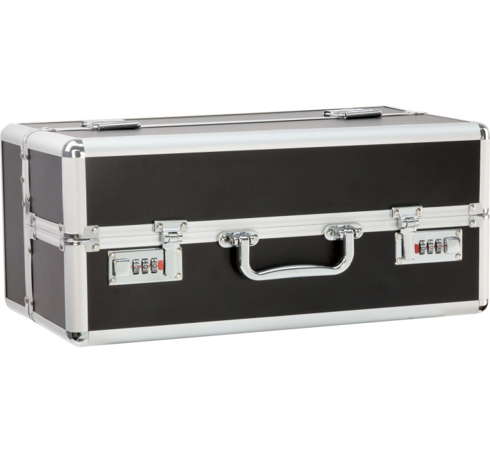 Большой кейс для хранения секс-игрушек BMS Factory Large Lokable Vibrator Case Black, кодовый замок