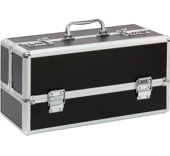 Большой кейс для хранения секс-игрушек BMS Factory Large Lokable Vibrator Case Black, кодовый замок