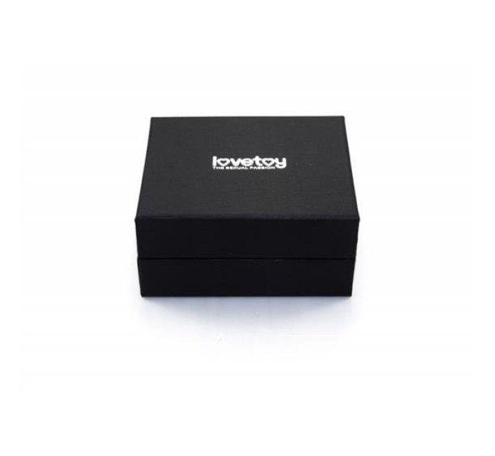 Анальна пробка LoveToy Heavy Metal Anal Plug Rosebud Classic S Red