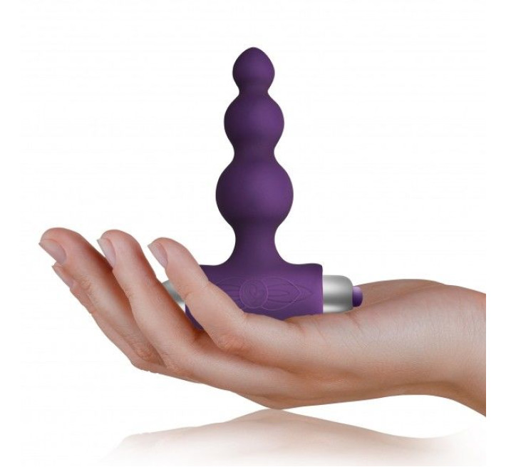 Анальний вібратор Rocks Off Petite Sensations Bubbles Фіолетовий