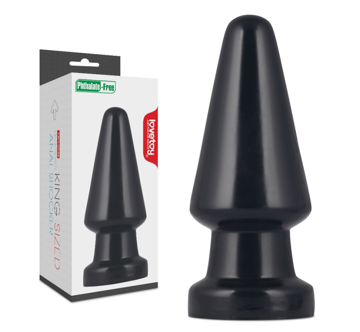 Анальна пробка LoveToy King-Sized Anal Shocker 7"