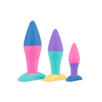 Набір анальних пробок PMV20 Koda – Butt Plug Set, діаметр 2,9 см, 3,9 см, 5 см