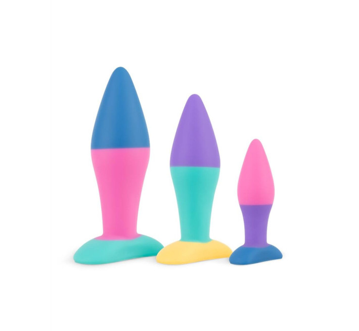 Набір анальних пробок PMV20 Koda – Butt Plug Set, діаметр 2,9 см, 3,9 см, 5 см