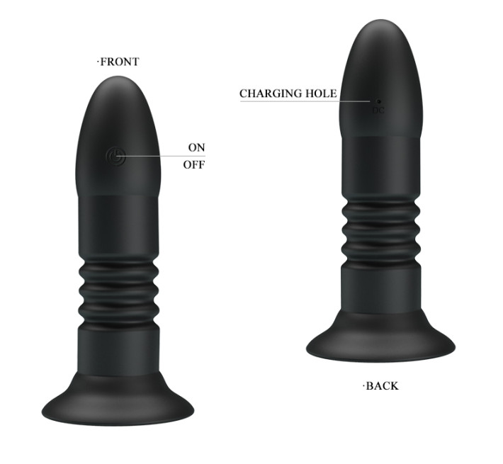 Анальная пробка Pretty Love Magic Jingers Plug Черная