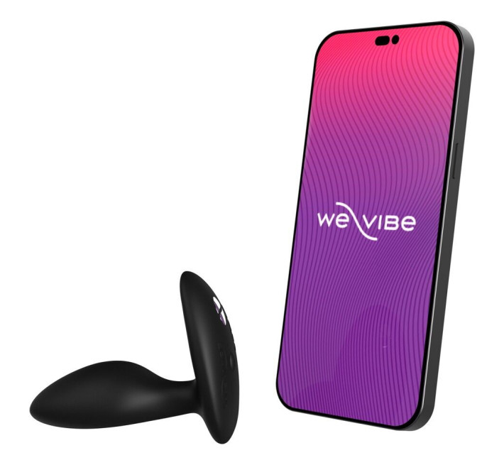 Анальная смарт-вибропробка We-Vibe Ditto+ Satin Black с пультом ДУ