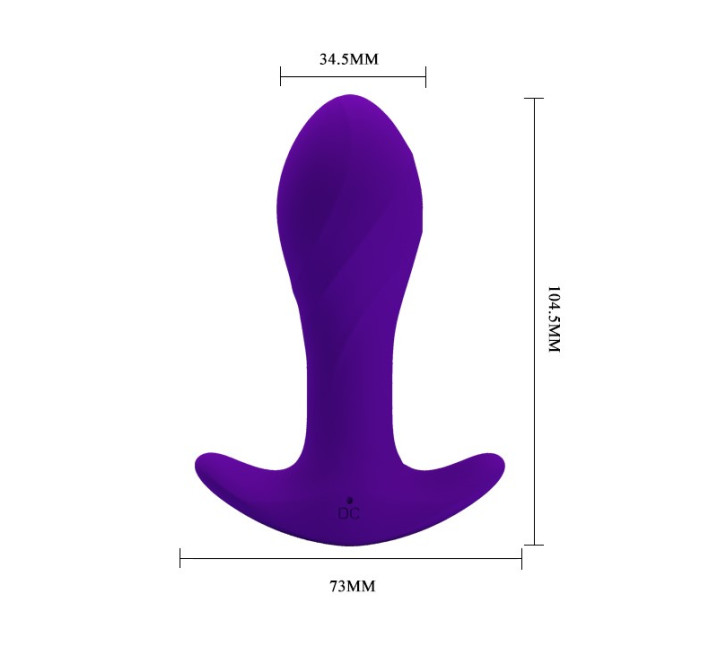 Анальная пробка Pretty Love Morton Фиолетовая