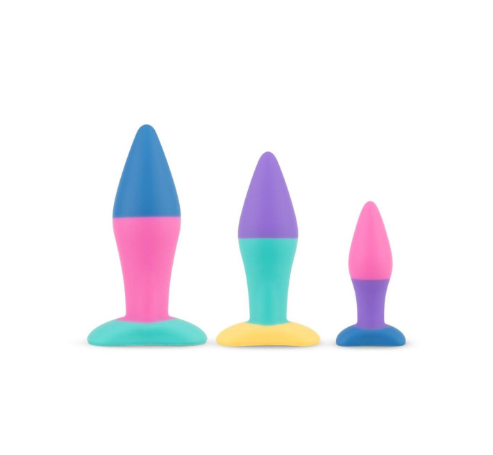 Набір анальних пробок PMV20 Koda – Butt Plug Set, діаметр 2,9 см, 3,9 см, 5 см