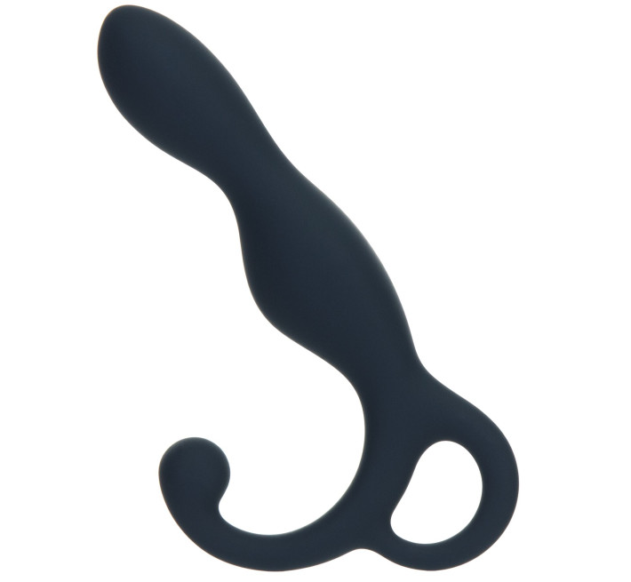 Массажер простаты Lux Active LX1 Anal Trainer 5.75', Dark Blue, виброшар.