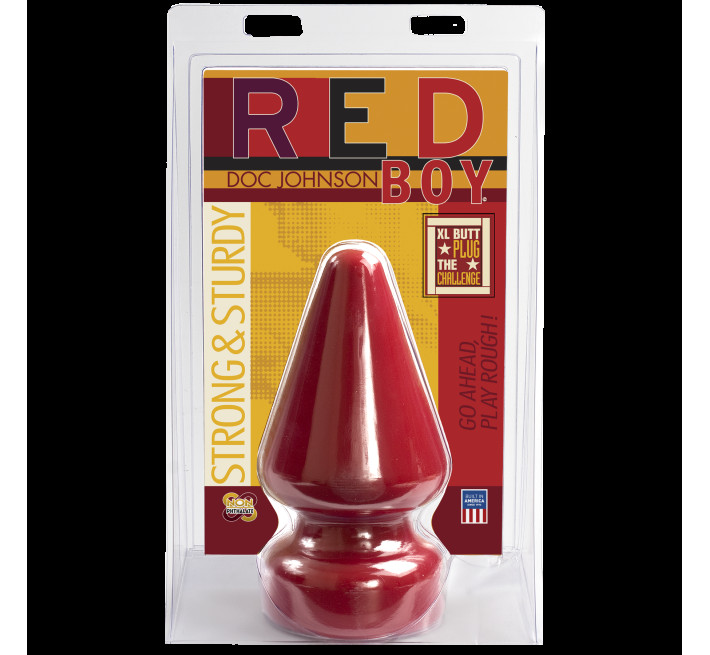 Анальная пробка Doc Johnson Red Boy XL Butt Plug The Challenge