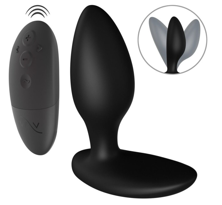 Анальная смарт-вибропробка We-Vibe Ditto+ Satin Black с пультом ДУ