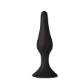 Анальна пробка на присосці MAI Attraction Toys №33 Чорна 11,5/3 см