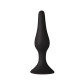 Анальна пробка на присосці MAI Attraction Toys №33 Чорна 11,5/3 см