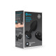 Анальна пробка з вібрацією та пультом B-Vibe Vibrating Jewel Plug, чорна, M/L