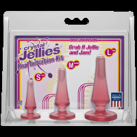Набор анальных пробок Doc Johnson Crystal Jellies Anal Initiation Kit Розовый Набор анальных пробок Doc Johnson Crystal Jellies Anal Initiation Kit Розовый