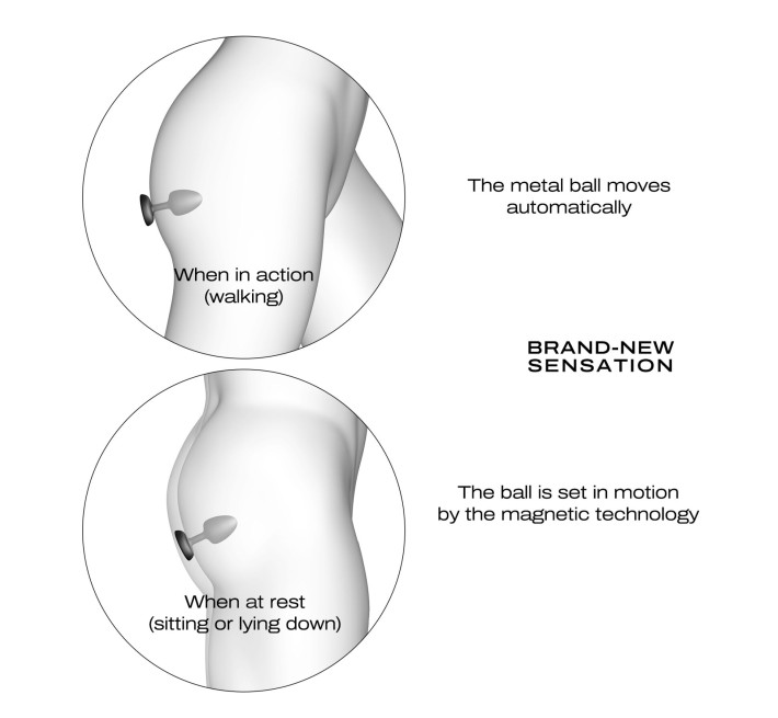 Анальная вибропробка Dorcel GEISHA PLUG INFINITE M