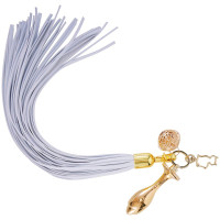 Металева анальна пробка Хвіст поні LOCKINK SEVANDA White Pony-Tail Anal Rose-shape Plug Металева анальна пробка Хвіст поні LOCKINK SEVANDA White Pony-Tail Anal Rose-shape Plug