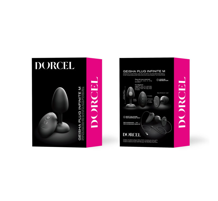 Анальная вибропробка Dorcel GEISHA PLUG INFINITE M
