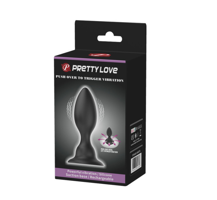 Анальна пробка Pretty Love Push Over To Trigger Vibration