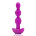 Анальні кульки з пультом, 2 мотори B-Vibe TRIPLET ANAL BEADS, фуксія