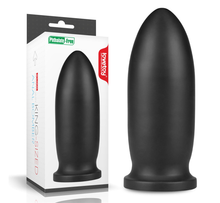 Анальная пробка LoveToy King Sized Anal Bomber 9 Черная