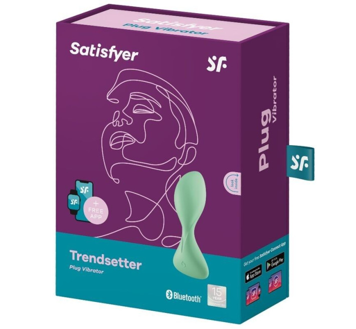 Анальна смартпробка з вібрацією Satisfyer Trendsetter Green